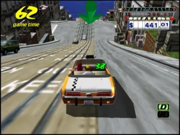 Crazy Taxi screen shot game playing